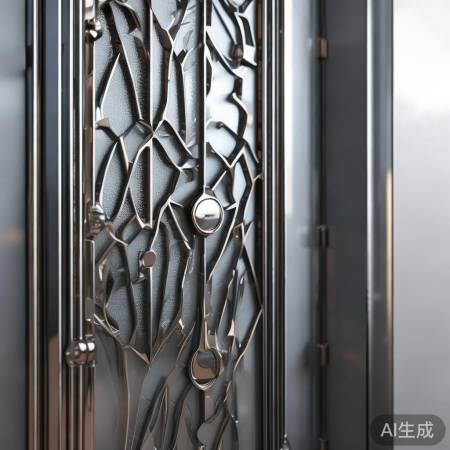 防盗门格栅板，美观又防盗