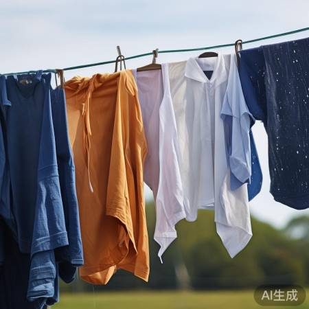 衣物风干后仍含水分