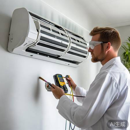 空调安装后,调试与维护