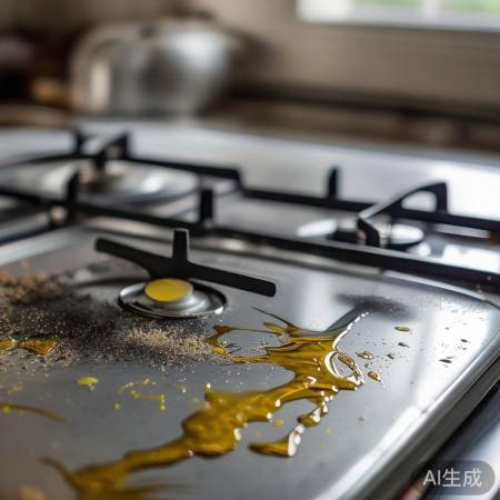 燃气灶定期清洁,护弹簧垫