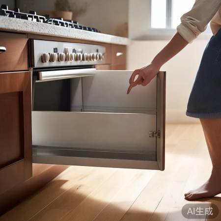 燃气灶小心取出