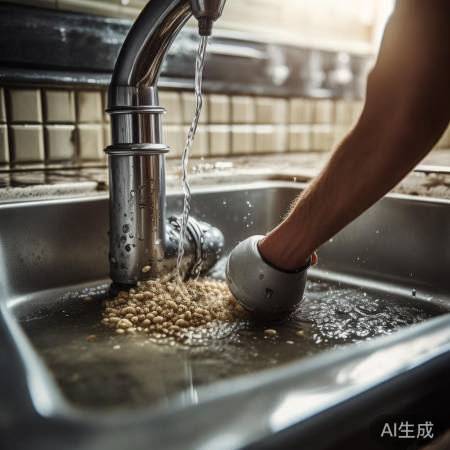 检查排水管，除堵塞