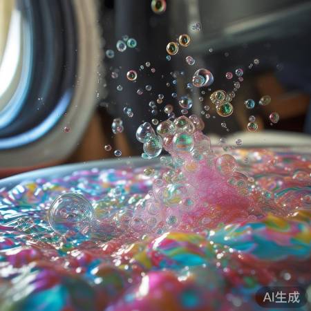 洗衣机里冒泡的小精灵