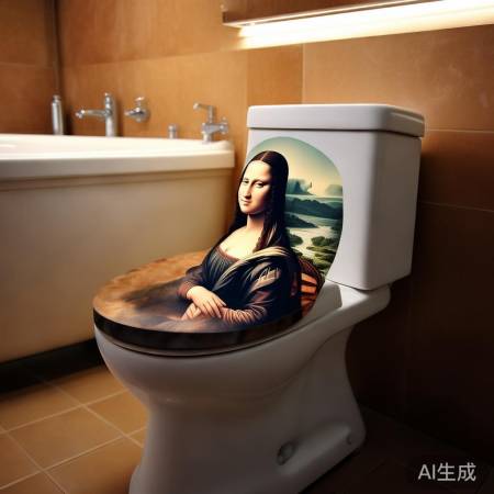 马桶版蒙娜丽莎：新潮家居艺术