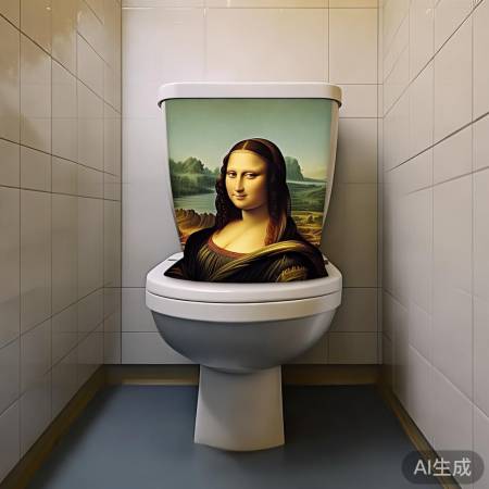 马桶版蒙娜丽莎，家居艺术新风尚