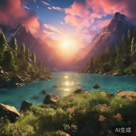 梦中神秘美景瞬间醒