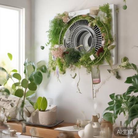 装饰品美化空调管