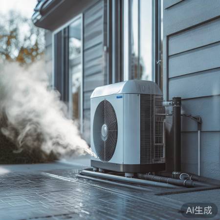 “空气能水泵：无电加热热水神器