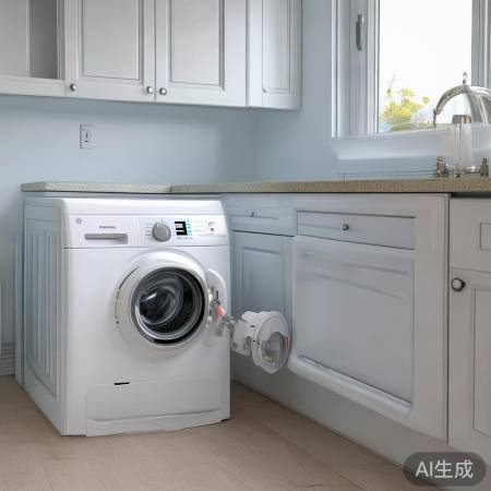 洗衣机移位，管子加长