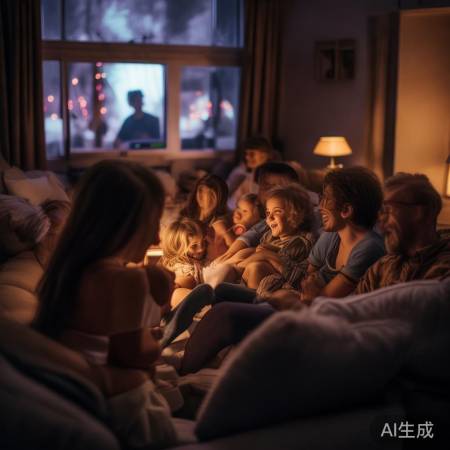 “适度看电视，享受生活时光”