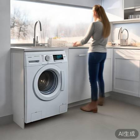 半墙洗衣机，一机多用方便极