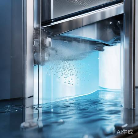 冰箱冷凝蒸发，水珠落底