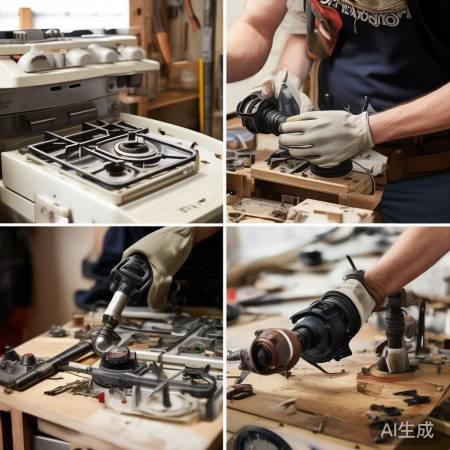 燃气灶变台钻教程，简单易学