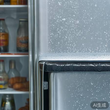 保鲜室密封不良，水汽入侵