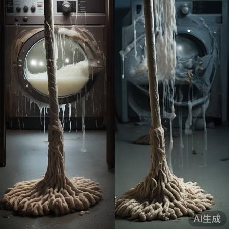 洗衣机与拖把脏度比较