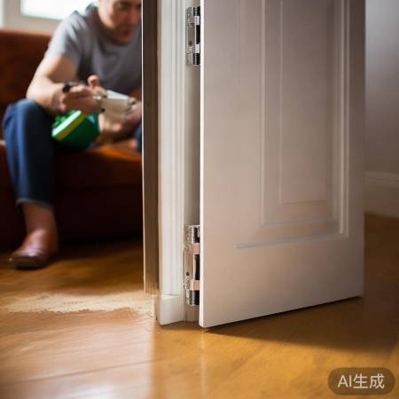 防盗门合页刮门框烦恼解决