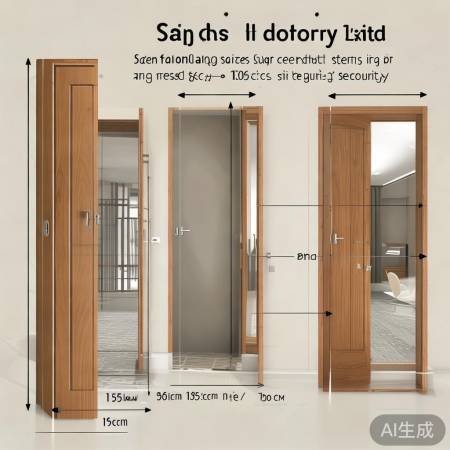 门宽95-105cm，高215