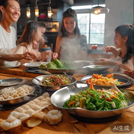 蒸菜丰富,集成灶神奇