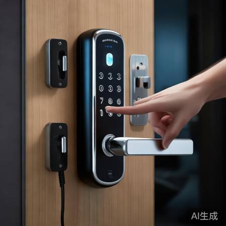 高科技电子锁，方便防盗贵电耗