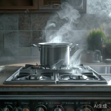 燃气灶烧水，燃气味疑惑