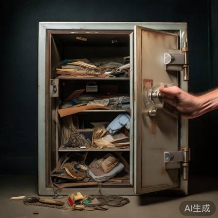 保险柜打不开，检查内部物品。