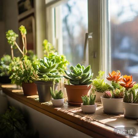 空调房内多肉植物适宜生长
