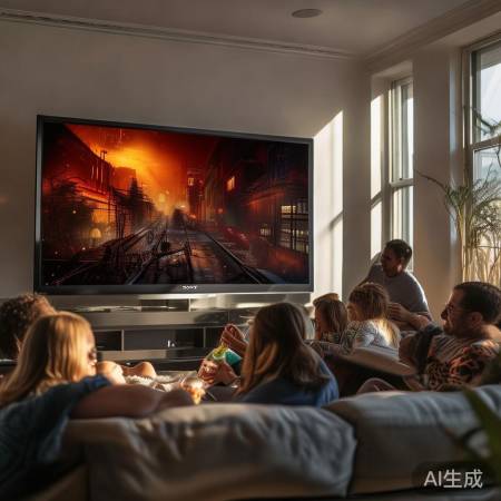 阳光周末，松浦大屏电视畅享