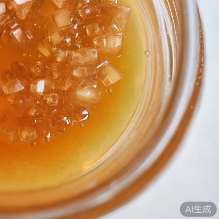 蜂蜜结晶，自然现象
