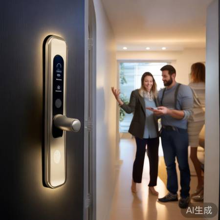 “方城指纹锁，安全又方便”