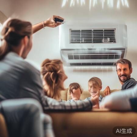 调整空调风向，缓解不适