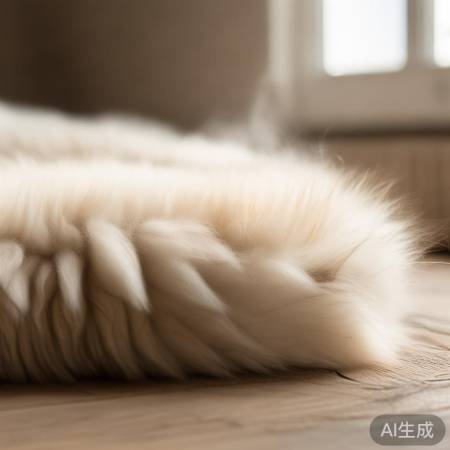 羊剪绒易变形，自然卷曲