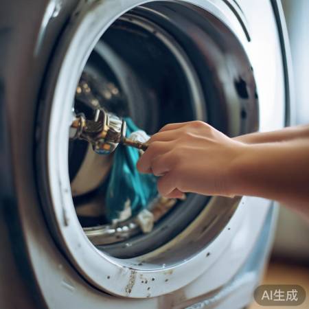 检查波轮盘，清除异物