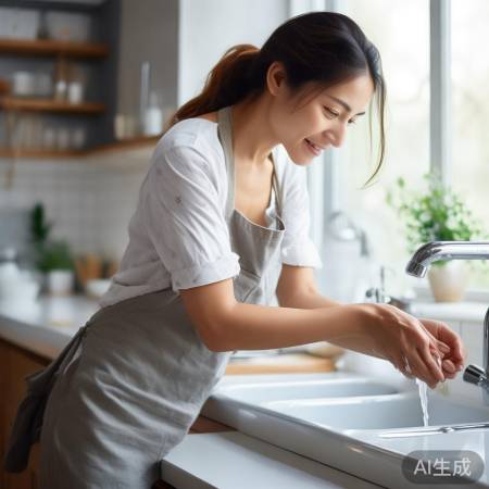 澳柯玛燃气灶，注意卫生。