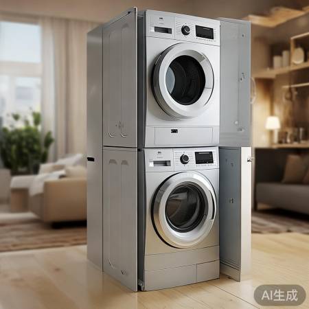 洗衣机烘衣机叠放，细节生活更美