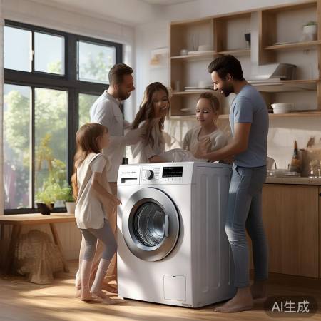 “广州小天鹅洗衣机,家务好帮手