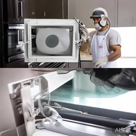 拆油烟机，注意安全