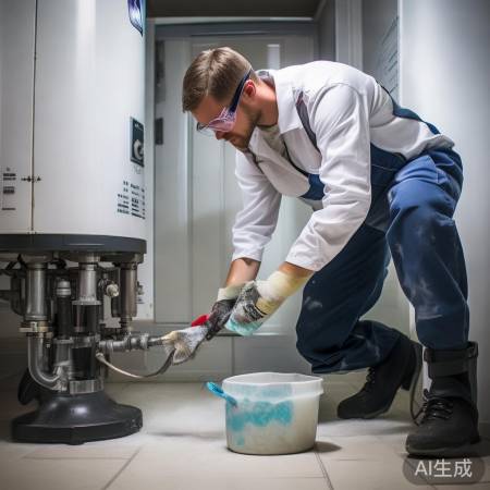 清洗热水器外壳