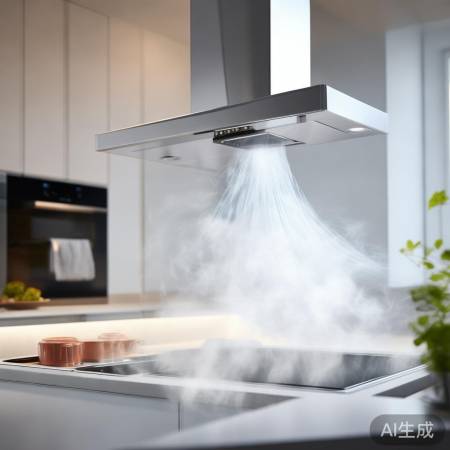 黄石油烟机，强吸力，不影响视线