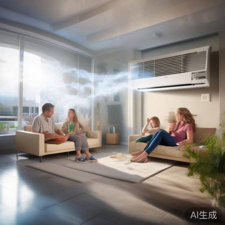 空调制冷,室内凉爽,懒人模式。