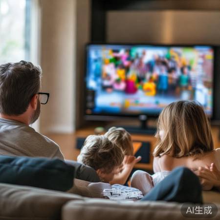 “适度看电视，护眼运动不可少”