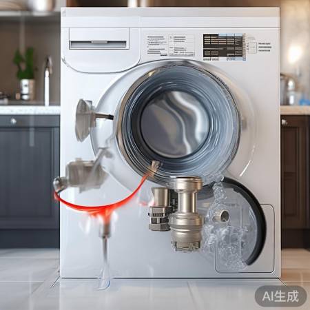 “洗衣机规格，看接口直径或说明