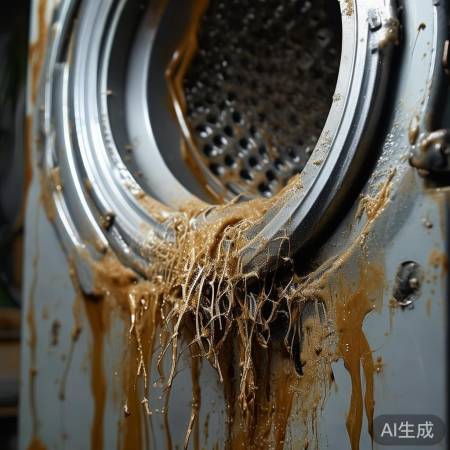 洗衣机污垢引发噪音