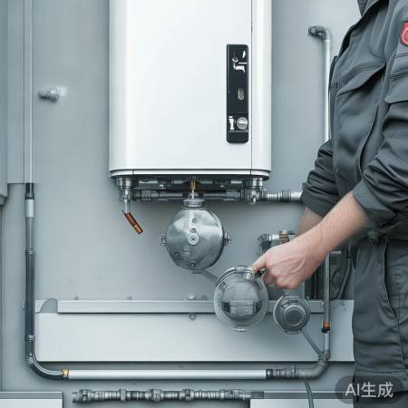 壁挂炉压力低，检查进水阀