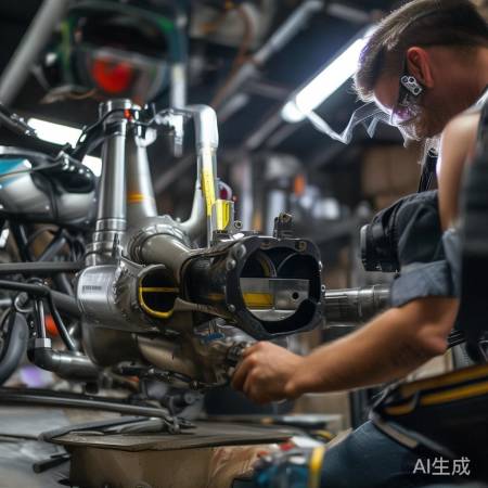 精准测量排气管尺寸