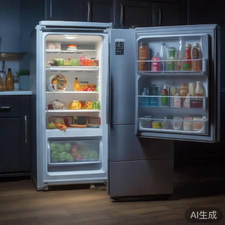 冰箱嗡嗡声，检查温度与食物量