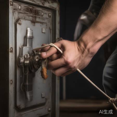 橡皮筋开保险柜