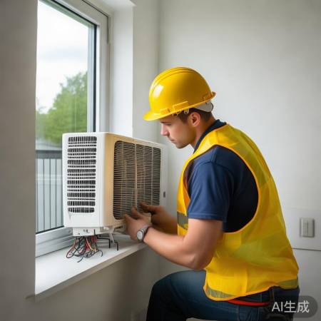 安装空调，注意安全