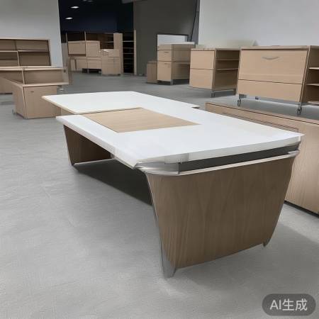 简约家具，办公空间明亮有序