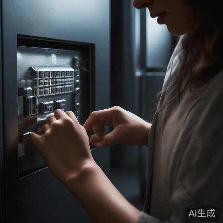 冷静解锁保险柜