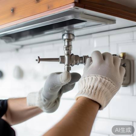 “安装新烟管，检查稳固”